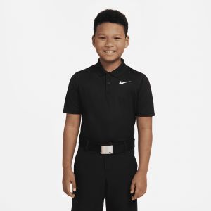 Nike Polo de golf Dri-FIT Victory pour Gar&ccedil;on plus &acirc;g&eacute; - Noir - Taille M - Unisex