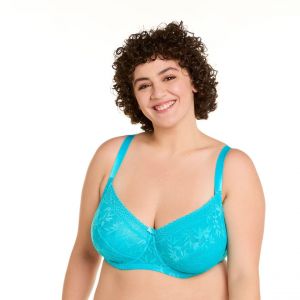 Soutien-gorge à armatures grand maintien turquoise Savane bleu