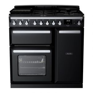 Falcon PIANO DE CUISSON ESTEL DELUXE TAB GAZ 100 CM NOIR BRILLANT CHROME