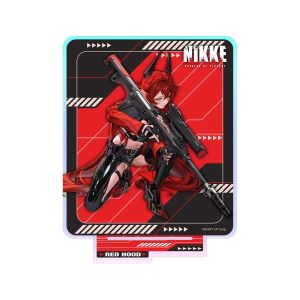 Sakami Merchandise Goddess of Victory: Nikke figurine acrylique Crouching Series Red Hood Holographic 14 cm Figurine - SAKA70236