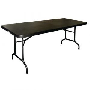 Image de Bolero Table pliable au centre noire 1829mm