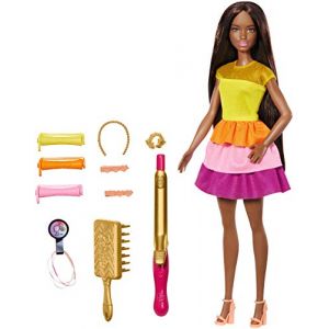 Mattel Coffret Brune Cheveux Bouclés - 5 ans et +