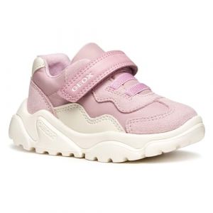 Geox Bébé Fille B CIUFCIUF Girl B Basket, Old Rose/Off White, 23 EU