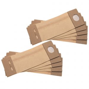 Vhbw 10x Filtres turbo remplacement pour Makita 193293-7 pour ponceuse, ponceuse orbitale - Lot de sacs d'aspiration en papier