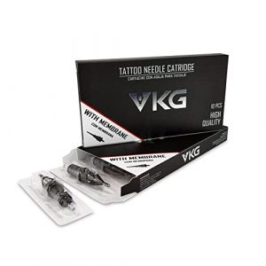 Viking Ink USA - 1 ROUND LINER (0.30mm) - Cartuchos estériles y desechables para tatuajes - Caja 10ud