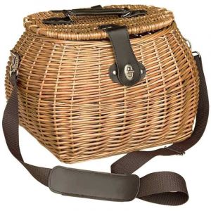 Panier à champignons panier en osier avec bandoulière cm 32 x 27 x h 26 lux