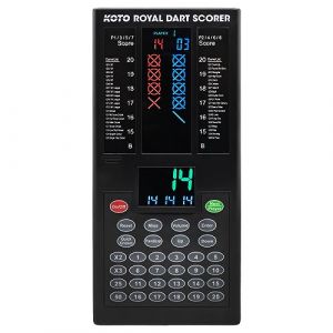KOTO Royal Dart Scorer Compteur de points électronique Touch Pad Dart Scorer Pour 8 joueurs 40 jeux
