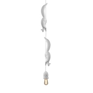 Karman Lampe À Suspension Sherwood Et Robin (Deux Écureuils - Céramique)