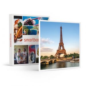 Smartbox Coffret Cadeau - City-tour de Paris, croisière sur la Seine et visite de la tour Eiffel et du Louvre- Multi-thèmes