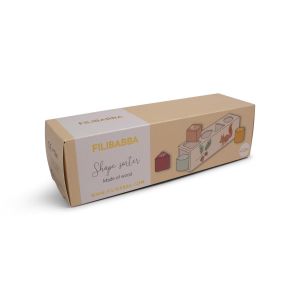 Filibabba Jouet trieur de formes en bois MULTICOLORE