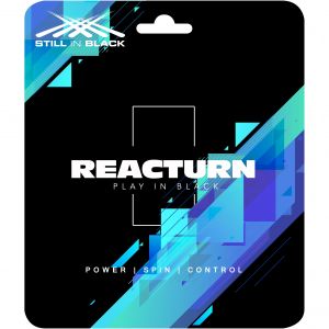 Still in Black Cordage de Tennis Bleu 12 m x 1,25 mm