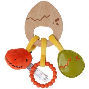 Hochet en Bois - Les Amis Dinos