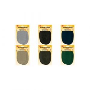 Kleiber 12 x 10 cm Patch Daim Cuir Ovale, 1 Paire, Marron