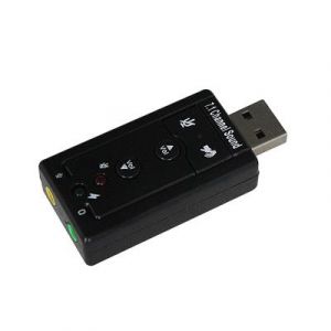 Image de Cabling Adaptateur audio USB 2.0 externe pour la carte de son 7.1 canaux