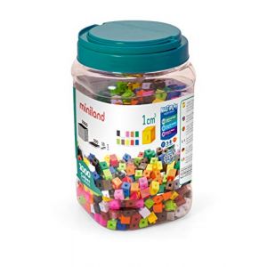 Miniland Baby Ensemble assortiment de 1000 cubes de 1 cm pour soutenir des concepts mathématiques 125x215x125 mm