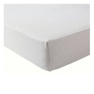 Anne de Solène Drap housse coton biologique 160x200 cm bleu foncé