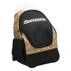 Discmania Fanatic Go Sac à Dos de Golf à Disque – Stockage Principal de 13 à 18 disques et Poche Profonde pour Putter – Porte-Bouteille de 946 ML, Sac de Golf résistant à l'eau (Sable)