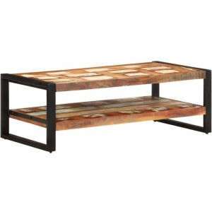 Furniture Limited - Table basse 120x60x40 cm Bois de récupération