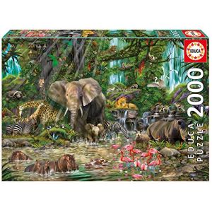 Educa 16013 - Puzzle Classique - Jungle Africaine - 2000 pi&egrave;ces