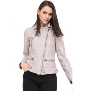 Image de Oakwood Blouson Blouson en cuir de mouton violet - Taille EU S