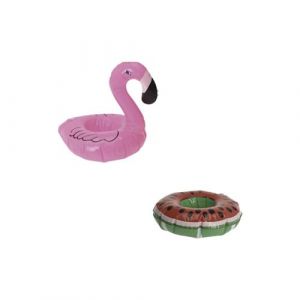 Pack Pose verre flottant modèle flamant rose Pose verre flottant modèle pastèque