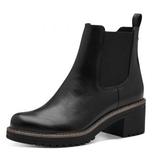 Marco Tozzi Chelsea 2-25421-43 Chaussures pour Femme Bottine, Noir, 37 EU