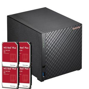 Asus TOR DRIVESTOR 4 + 4 x WD Red Plus 8To - BUNAS1104T-WD80EFPX