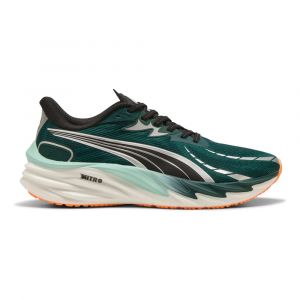 Image de Puma Velocity Nitro 4 Chaussure de running sans stabilisateurs Hommes - vert, orange, Pointure 47