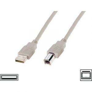 Digitus Câble de raccordement AK-300102-030-E [1x USB 2.0 type A mâle - 1x USB 2.0 type B mâle]