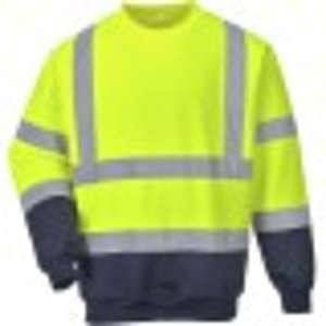 Image de Portwest Sweat shirt Haute Visibilité Bicolore HiVis Jaune/Marine 3XL