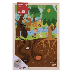 APLI Kids- Puzzle, 17200, Assorti