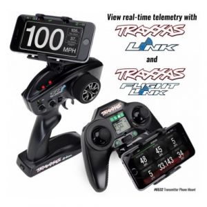 Traxxas 6532 émetteur Support de téléphone, Noir