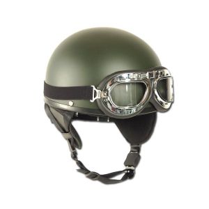 Mil-tec Demi casque rétro olive