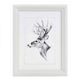 1 pièce Cadre de Photo en Bois Artos Style Façade en Verre.15x20cm.Blanc - Woltu