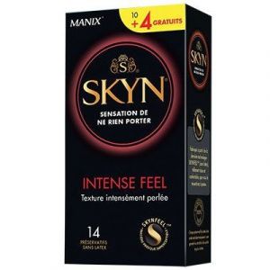 Manix Skyn intense feel sans latex - 10 pr&eacute;servatifs