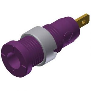 SKS Hirschmann Douille banane Ø 2 mm MSEB 2610 F 2 8 Au 975455709 violet 1 pc(s)