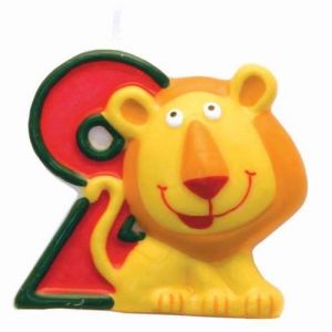 Amscan Bougie Safari Chiffre 2