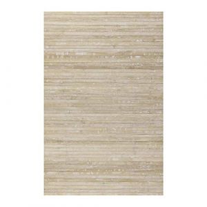 Image de Tapis antidérapant en Bambou naturel, Beige, 80 x 150cm