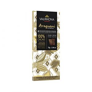 Valrhona Tablettes et barres chocolatées ARAGUANI 100% pour mixte