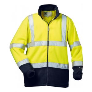 Elysee Veste softshell Haute visibilité Valentin Taille L, jaune-marine