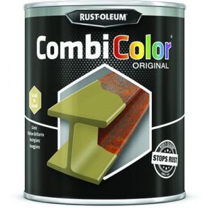 Rustoleum Peinture finition antirouille combicolor peinture antirouille combicolor brillant or supports neufs ou sains alkyde white sipirit brosse/rouleau, pist