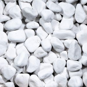 Galet Blanc Pur 40-60 Mm - Pack De 5m&sup2; (1 Big Bag De 500kg)