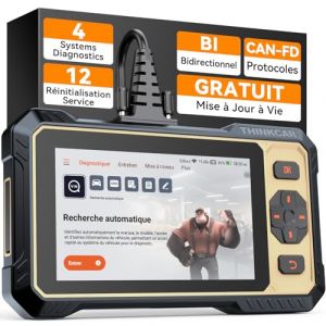 Valise Diagnostic Auto THINKCAR ThinkScan 662 - Tests Actifs 12 Réinitialisations