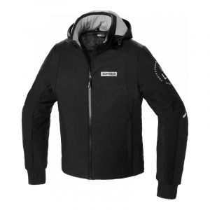 Spidi Blouson Moto Hoodie Armor H2Out Noir-Blanc L