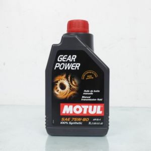 Motul Bidon d'huile GEAR POWER 75W-80 100% Synth&eacute;tique 1L pour boites de vitesse