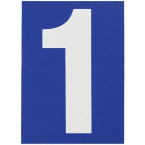 THIRARD Plaque Bleue Chiffre 1-65X90Mm