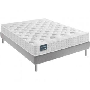 Dunlopillo Ensemble mousse m&eacute;moire A&eacute;rial 21 cm NARCISSE, matelas, sommier, pieds 140x190