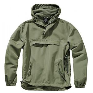 Brandit &Eacute;t&eacute; Coupe-Vent, Veste Imperm&eacute;able, Anorak, Veste de Sport, Taille S &Agrave; 5XL - Olive, L