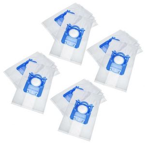 Vhbw 20x Sacs compatible avec AEG System Pro P 1 - P 999 aspirateur - microfibres non tiss&eacute;es, 17,1cm x 27,8cm blanc