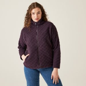 Image de Regatta Polaire Moelleuse &agrave; Demi-zip Apphia Pour Femme Violet, Taille: 42 - R&eacute;duction - Vendredi noir reduction